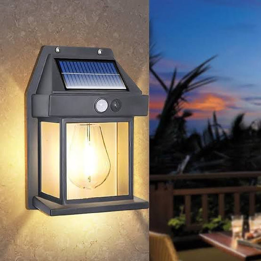 Solar Motion Sensor Wall Light – Waterproof Outdoor LED Security Lamp